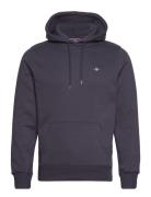 Reg Shield Hoodie Tops Sweatshirts & Hoodies Hoodies Navy GANT