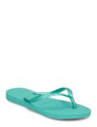 Hav Slim Black Shoes Summer Shoes Sandals Flip Flops Blue Havaianas