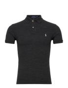 Slim Fit Mesh Polo Shirt Designers Knitwear Short Sleeve Knitted Polos...