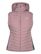 Eva Down Vest Sport Padded Vests Pink Kari Traa