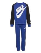 Ee-Fleece/Terry Set Sport Sweatsuits Blue Nike