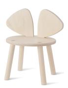 Mouse Childrens Chair Home Kids Decor Furniture Cream Nofred