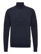 Slhmaine Ls Knit Roll Neck W Noos Tops Knitwear Turtlenecks Navy Selec...