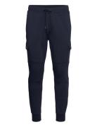 Double-Knit Cargo Jogger Pant Bottoms Trousers Cargo Pants Navy Polo R...