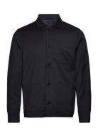 Louis Gabardine Jacket Designers Overshirts Navy Filippa K