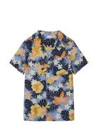 Nkmferane Ss Shirt Box Tops Shirts Short-sleeved Shirts Multi/patterne...
