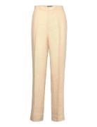 Yd Linen-Ful-Ffr Bottoms Trousers Linen Trousers Beige Polo Ralph Laur...