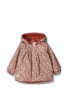 Jacket Mimmi Tech Outerwear Jackets & Coats Winter Jackets Pink Wheat