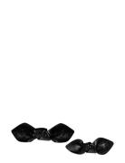 Leather Bow Hair Clip Big And Small 2Pack Accessories Hair Accessories...