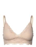 Rwbarbados Lace Bra Lingerie Bras & Tops Soft Bras Non Wired Bras Beig...