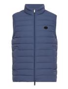 Down Waistcoat Designers Vests Blue Emporio Armani