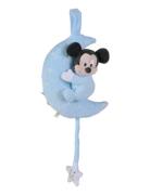 Disney Mickey Gid Musical Clock Moon Home Kids Decor Lighting Night La...