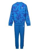 Crew Set Sport Sweatsuits Blue Adidas Originals