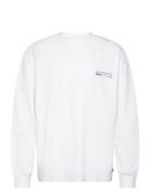 Wbjoes Tech L/S Tee Designers T-Langærmet Skjorte White Woodbird