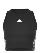 W Fi 3S Tank Sport Crop Tops Sleeveless Crop Tops Black Adidas Sportsw...