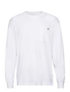 Luray Pocket Tee Ls Designers T-Langærmet Skjorte White Dickies