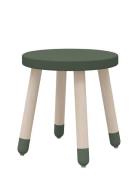 Taburet Home Kids Decor Furniture Green FLEXA