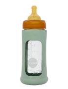 Wide Neck Baby Glass Bottle With Sleeve 250Ml/8.5Oz Single-Pack Baby &...