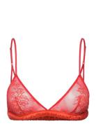 Lace Satin Triangle Bralette Lingerie Bras & Tops Soft Bras Non Wired ...