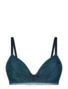 Bessie Non Wired Low D Pu Lingerie Bras & Tops Soft Bras Non Wired Bra...