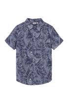 Nkmferinan Ss Shirt Tops Shirts Short-sleeved Shirts Blue Name It