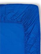 Fitted Sheet Siesta Home Textiles Bedtextiles Sheets Blue Midnatt