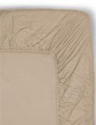 Fitted Sheet Hassel Home Textiles Bedtextiles Sheets Beige Midnatt