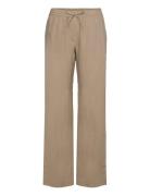 Hoys Straight String Pants 14329 Bottoms Trousers Linen Trousers Beige...