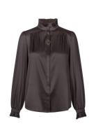 Sayakadea Tops Blouses Long-sleeved Brown Dea Kudibal