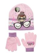 Bonnet & Gloves Accessories Headwear Hats Beanie Pink L.O.L