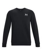 Ua Icon Fleece Crew Sport Sweatshirts & Hoodies Sweatshirts Black Unde...