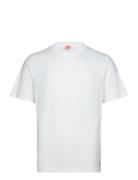 Basic T-Shirt Héritage Tops T-Kortærmet Skjorte White Armor Lux