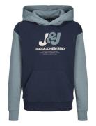 Jjkylo Sweat Hood Mni Tops Sweatshirts & Hoodies Hoodies Blue Jack & J...