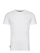 Essential Logo Emb Tee Tops T-Kortærmet Skjorte White Superdry