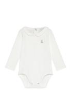 Bodysuit L/S Bodies Long-sleeved White United Colors Of Benetton