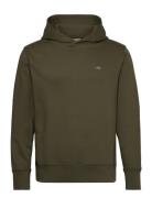 Reg Emb Archive Shield Hoodie Tops Sweatshirts & Hoodies Hoodies Green...