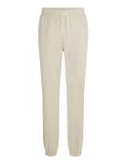 Essential Fleece Sweatpant Bottoms Sweatpants Cream Tommy Hilfiger