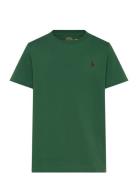 26/1 Jersey-Ss Cn-Tp-Tsh Tops T-Kortærmet Skjorte Green Ralph Lauren K...