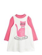 Cat Sp Ls Dress Dresses & Skirts Dresses Casual Dresses Long-sleeved C...