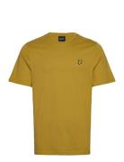 Plain T-Shirt Tops T-Kortærmet Skjorte Yellow Lyle & Scott