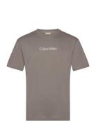 Hero Logo Comfort T-Shirt Tops T-Kortærmet Skjorte Grey Calvin Klein