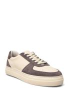 Slhharald Mix Sneaker Low-top Sneakers Beige Selected Homme