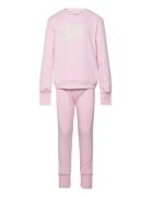 Nike Sustainable Crew Set Sets Tracksuits Pink Nike