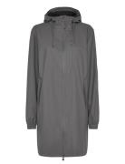 Long Storm Breaker W3 Outerwear Rainwear Rain Coats Grey Rains