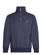 Reg Shield Half Zip Sweat Tops Sweatshirts & Hoodies Sweatshirts Blue ...