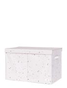 3 Sprouts Folding Toy Chest, Terrazzo/Light Gray Home Kids Decor Stora...