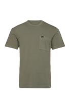 Relaxed Pocket Tee Tops T-Kortærmet Skjorte Khaki Green Lee Jeans