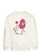 Sweatshirt Ls Tops Sweatshirts & Hoodies Sweatshirts White Minymo