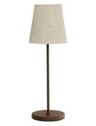 Tyra Table Portable Home Lighting Lamps Table Lamps Brown Watt & Veke