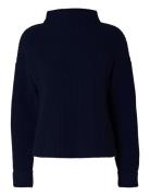 Slfselma Ls Knit Pullover Tops Knitwear Jumpers Navy Selected Femme